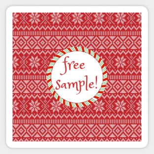 free sample scentsy sticker for christmas Sticker